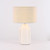 Elliniko Glazed Ceramic Cream Table Lamp-4