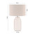 Elliniko Glazed Ceramic Cream Table Lamp-9