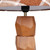 Kythnos Brown Faceted Wooden Table Lamp - Plaid Shade-9