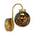 Liro Rechargeable Brass 3CCT LED Touch Wall Light - Amber