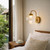Liro Rechargeable Brass 3CCT LED Touch Wall Light - Clear-2
