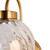 Liro Rechargeable Brass 3CCT LED Touch Wall Light - Clear-10