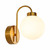 Liro Rechargeable Brass 3CCT LED Touch Wall Light - Opal