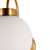 Liro Rechargeable Brass 3CCT LED Touch Wall Light - Opal-9