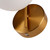 Liro Rechargeable Brass 3CCT LED Touch Wall Light - Opal-10