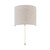 Perama Minimalist Linen Wall Light with Pull Cord-2