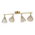 Psychiko 4 Light Brass Bar Ceiling Light - Champagne-4