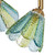Psychiko 4 Light Brass Bar Ceiling Light - Multicolour-4