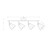 Psychiko 4 Light Brass Bar Ceiling Light - Multicolour-7