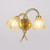 Psychiko Twin Light Brass Wall Light - Champagne-1