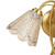 Psychiko Twin Light Brass Wall Light - Champagne-6