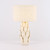 Soufli Glazed Leaf Ceramic Table Lamp-3