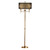 Stanford Brass Floor Lamp in Black