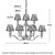 Stanford 12 Light Polished Nickel Chandelier Dimensions