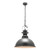 Painted Charcoal Industrial Pendant Light