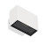 Block Two Way LED Wall Light in White - Small