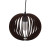 Puffin Timber Pendant Light in Brown