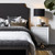 Compostela White Marble Table Lamp - Black Shade-1