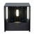 Square Box LED Wall Lamp - Black-1