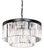 Saint 9 Light Round Crystal Two Tier Pendant Light