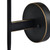 Seattle 1 Light Tubular Wall Sconce Black Detail