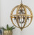 Florin 8 Light Iron Orb Vintage Pendant Light-1