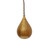 Aqua Brass Perforated Teardrop Pendant