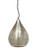 Aqua Nickel Perforated Teardrop Pendant Top