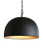 Noir Medium Black Label Gold Pendant Light