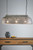 River Long Linear Zinc Pendant Light - Switched On