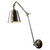 Crown Adjustable Antique Brass Indoor/Outdoor Wall Lamp