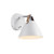 Leather Strap 15 Wall Light - White