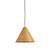 Timber Veneer Cone Natural Pendant Light - Small