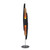 Long Pipe Black Gold Minimalist Industrial Floor Lamp