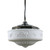 Senator Matt Opal Glass Rod Pendant Light - Chrome-1