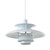 Three Shade White Classic Mid-Century Modern Pendant Light - Main