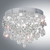 Florence Chrome Crystal Close To Ceiling Light-1