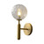 Madison Brass Pearl Crystal Wall Light