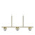 Contina 3 Light Linear Brass Modern Pendant Light