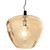 Bellissimo Grande Amber Glass Pendant Light