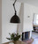 Bazar Black Adjustable Arm Industrial Pendant Light