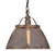 Sorrento Brown Rustic Pendant Light - Medium