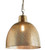 Zircon Perforated Brass Dome Pendant Light - Medium