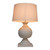 Cleo White Wooden Table Lamp