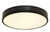Obi LED Close to Ceiling Light - Large Black