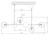 Iris 6 Light Smokey Shades Linear Pendant Light -Dimension