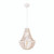 Waco 1 Light White Wooden Bead Pendant Light