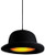 Hat Black Gold Feature Pendant Light-1