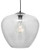 Selena 1 Light Clear Bell Pendant Light - Large