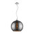 Jazz Round Glass Chrome Pendant Light - Medium